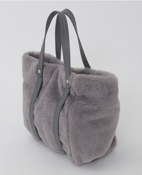 【エコファー2wayバッグ】 詳細画像 グレー 5