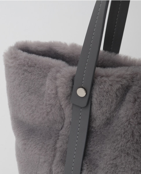 【エコファー2wayバッグ】 詳細画像 グレー 7