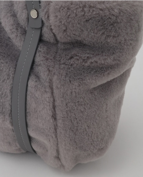 【エコファー2wayバッグ】 詳細画像 グレー 8