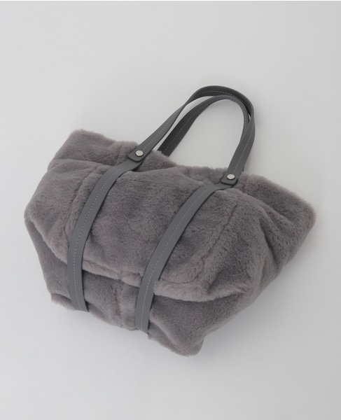 【エコファー2wayバッグ】 詳細画像 グレー 9