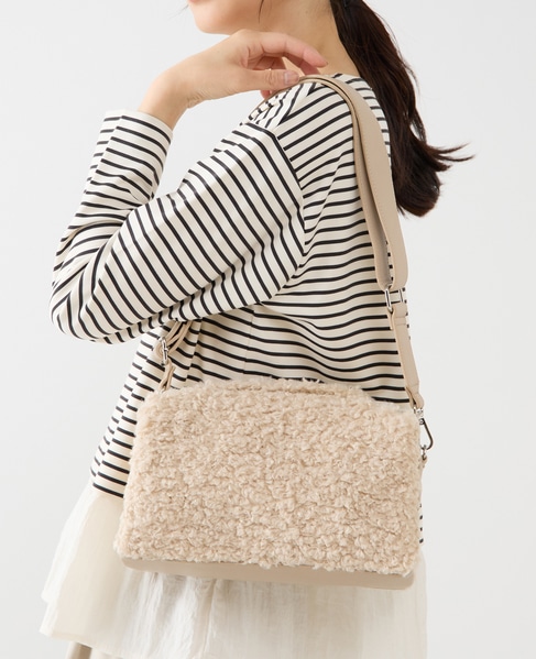 【フラップトップショルダーバッグ】