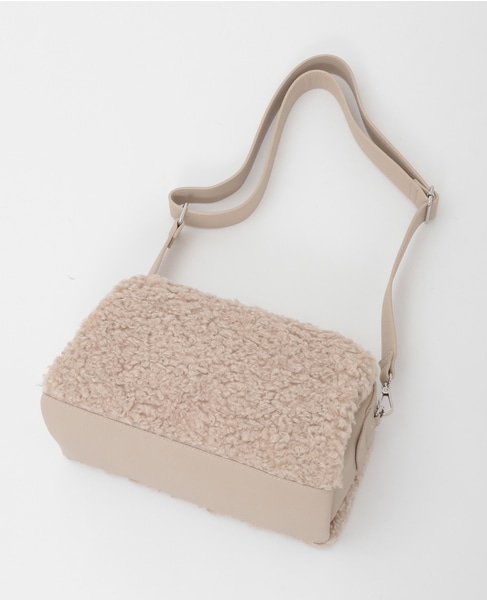 【フラップトップショルダーバッグ】 詳細画像 ライトベージュ 10