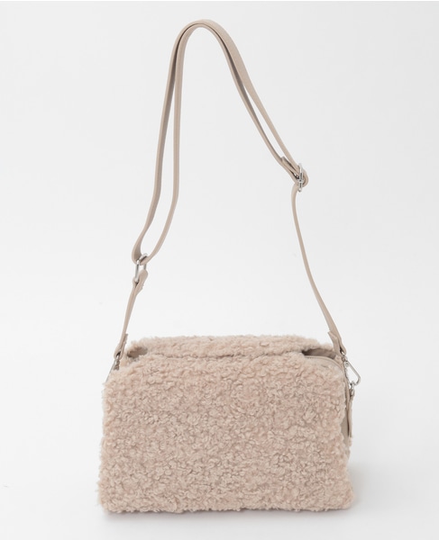 【フラップトップショルダーバッグ】 詳細画像 ライトベージュ 5