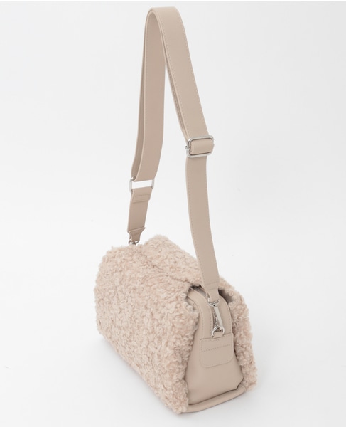 【フラップトップショルダーバッグ】 詳細画像 ライトベージュ 6