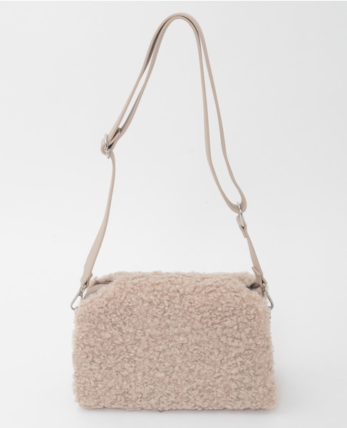 【フラップトップショルダーバッグ】 詳細画像 ライトベージュ 7