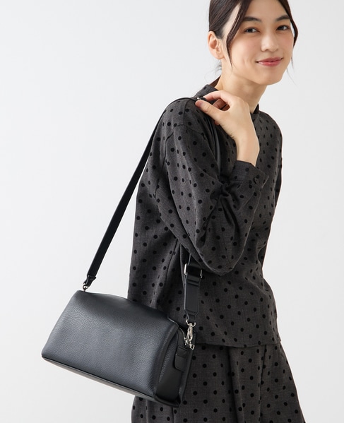 【フラップトップショルダーバッグ】 詳細画像 ブラック 1