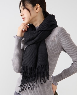 【プリーツ無地ストール】
