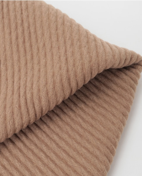 【プリーツ無地ストール】 詳細画像 ベージュ 7