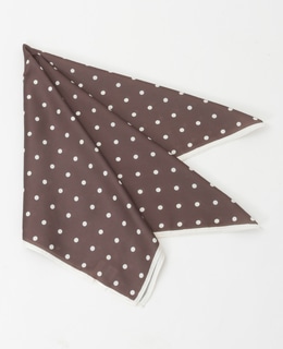 【ドット柄スカーフ】