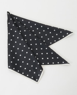 【ドット柄スカーフ】