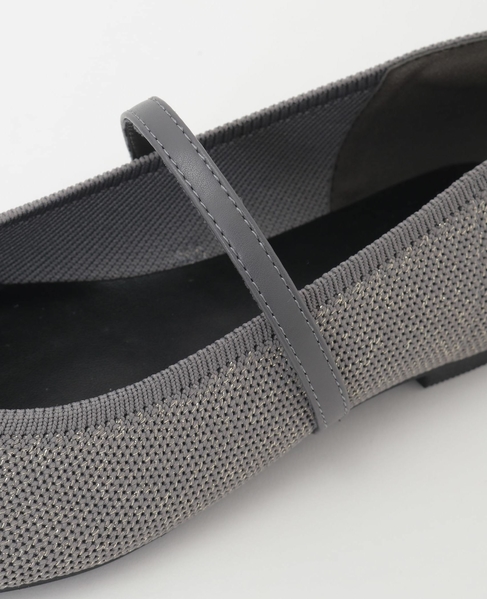 【ニットパンプス】 詳細画像 チャコールグレー 11