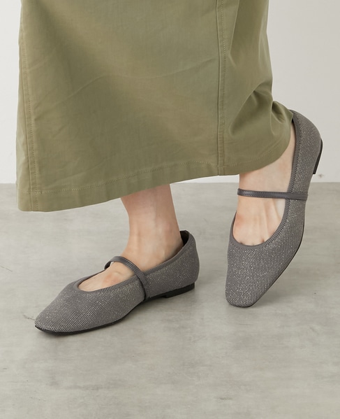 【ニットパンプス】 詳細画像 チャコールグレー 2