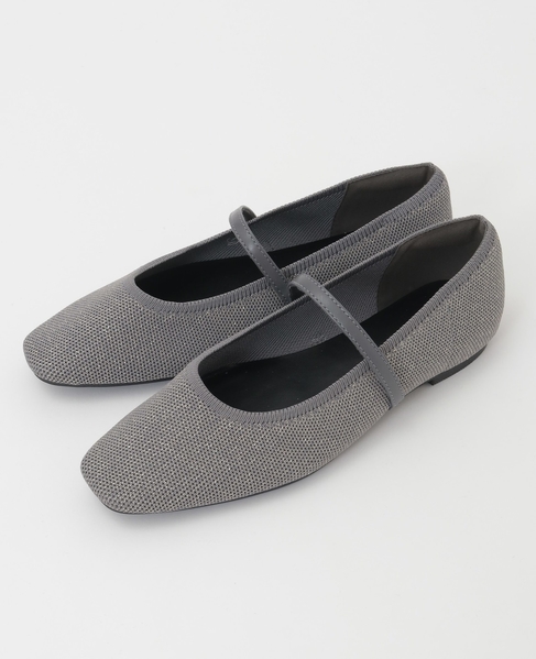 【ニットパンプス】 詳細画像 チャコールグレー 5