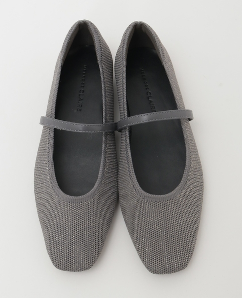 【ニットパンプス】 詳細画像 チャコールグレー 6