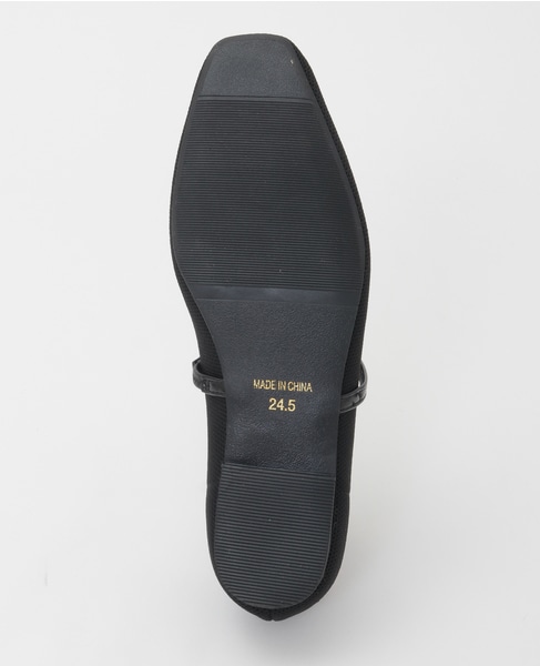 【ニットパンプス】 詳細画像 ブラック 10