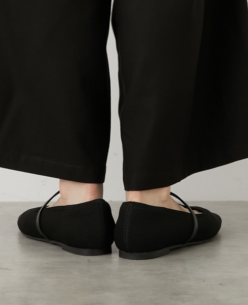 【ニットパンプス】 詳細画像 ブラック 3