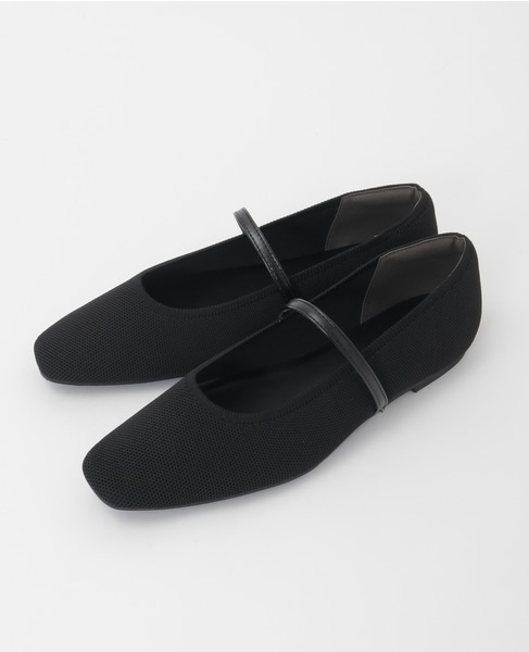 【ニットパンプス】 詳細画像 ブラック 6