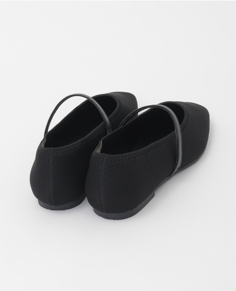 【ニットパンプス】 詳細画像 ブラック 8