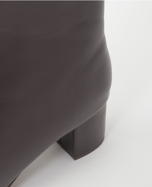 【スクエアートゥショートブーツ】 詳細画像 ブラウン 19