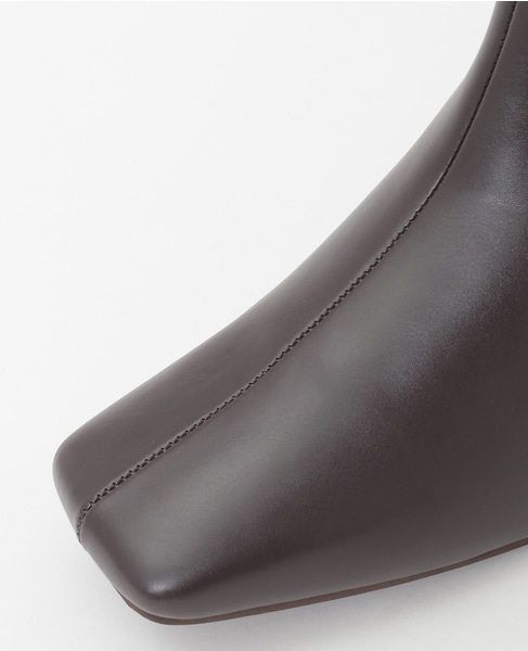 【スクエアートゥショートブーツ】 詳細画像 ブラウン 20