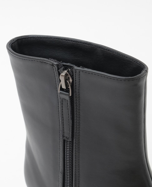 【スクエアートゥショートブーツ】 詳細画像 ブラック 14
