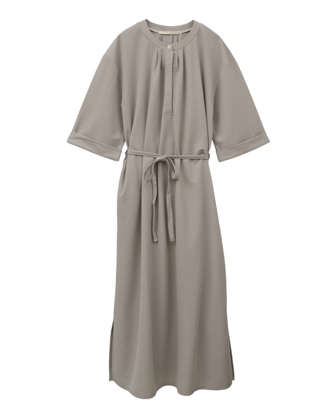 【ナノキャラメルベルテッドカットワンピース】 詳細画像 ベージュ 8