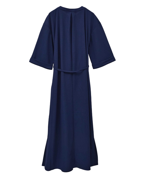 【ナノキャラメルベルテッドカットワンピース】 詳細画像 ネイビー 9