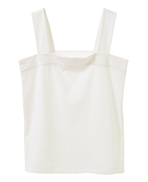 《追加》【コットンベア天竺のチューブタンクトップインナー】 詳細画像 ホワイト 10