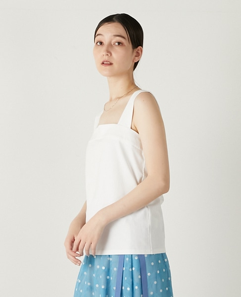 《追加》【コットンベア天竺のチューブタンクトップインナー】 詳細画像 ホワイト 2