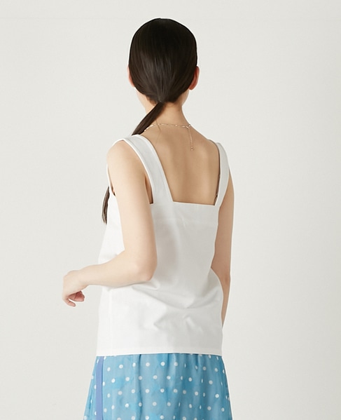 《追加》【コットンベア天竺のチューブタンクトップインナー】 詳細画像 ホワイト 3