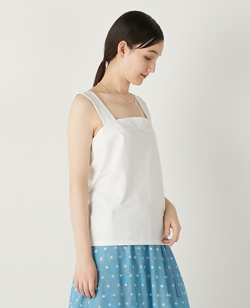 《追加》【コットンベア天竺のチューブタンクトップインナー】 詳細画像 ホワイト 5
