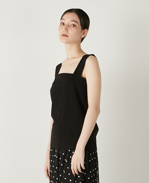 《追加》【コットンベア天竺のチューブタンクトップインナー】 詳細画像 ブラック 2