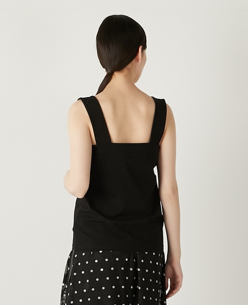 《追加》【コットンベア天竺のチューブタンクトップインナー】 詳細画像 ブラック 4