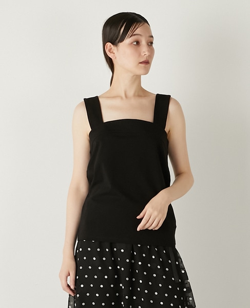 《追加》【コットンベア天竺のチューブタンクトップインナー】 詳細画像 ブラック 6