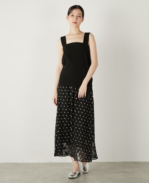 《追加》【コットンベア天竺のチューブタンクトップインナー】 詳細画像 ブラック 7