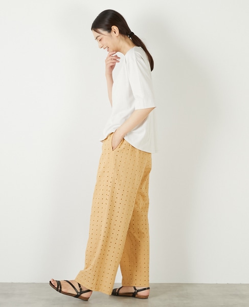 【接触冷感加工ウエストタックデザインカットプル】 詳細画像 ライトグレー 5