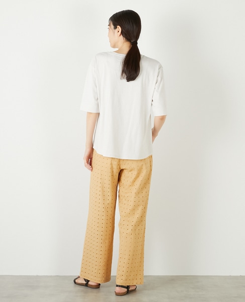 【接触冷感加工ウエストタックデザインカットプル】 詳細画像 ライトグレー 6