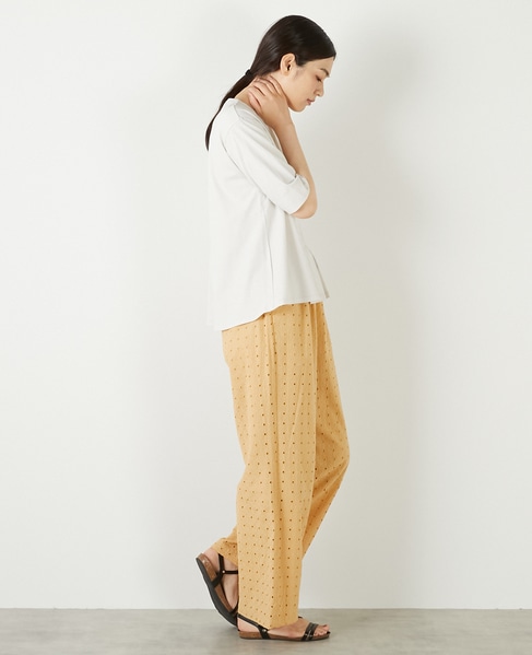 【接触冷感加工ウエストタックデザインカットプル】 詳細画像 ライトグレー 7