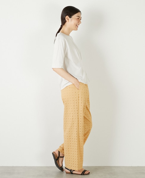 【接触冷感加工ウエストタックデザインカットプル】 詳細画像 ライトグレー 8