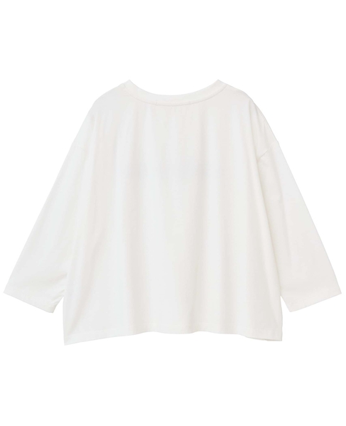 【フロッキーロゴプリントTシャツ】 詳細画像 オフホワイト 10