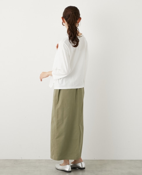 【フロッキーロゴプリントTシャツ】 詳細画像 オフホワイト 4