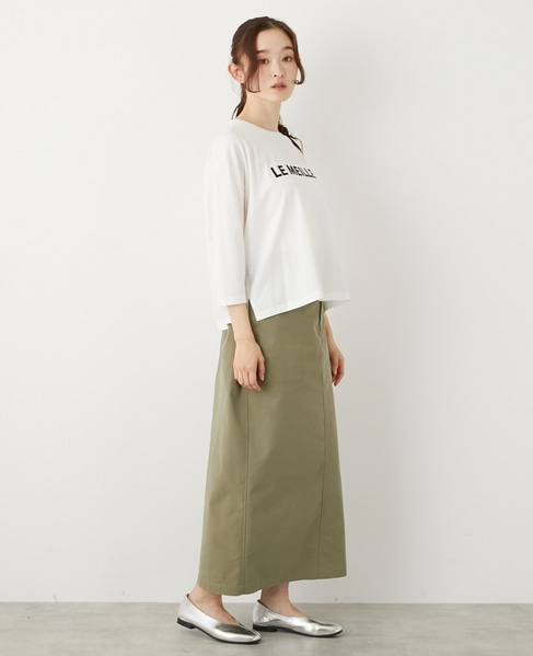 【フロッキーロゴプリントTシャツ】 詳細画像 オフホワイト 6