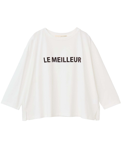 【フロッキーロゴプリントTシャツ】 詳細画像 オフホワイト 9