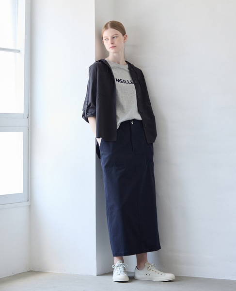 【フロッキーロゴプリントTシャツ】 詳細画像 杢グレー 3