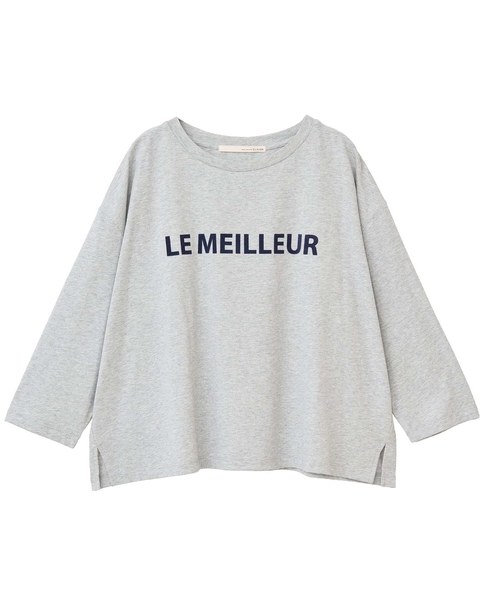 【フロッキーロゴプリントTシャツ】 詳細画像 杢グレー 4