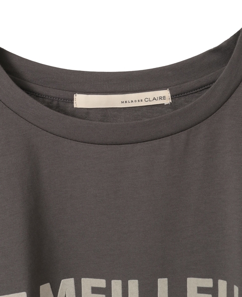 【フロッキーロゴプリントTシャツ】 詳細画像 チャコールグレー 10