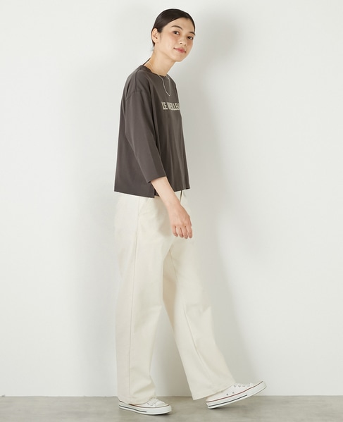 【フロッキーロゴプリントTシャツ】 詳細画像 チャコールグレー 15