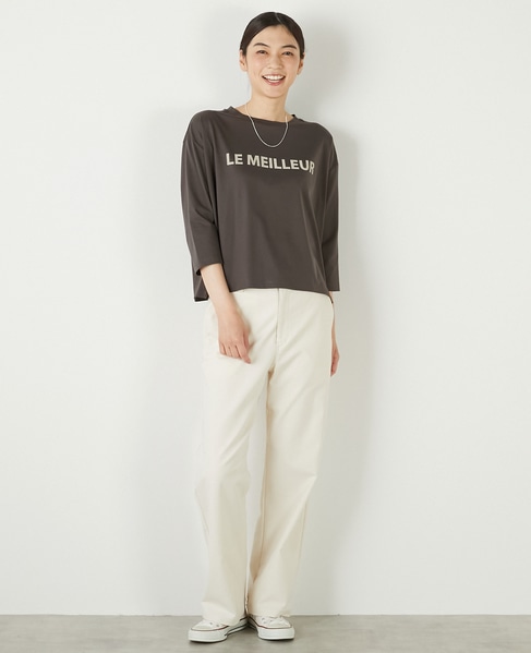 【フロッキーロゴプリントTシャツ】 詳細画像 チャコールグレー 7