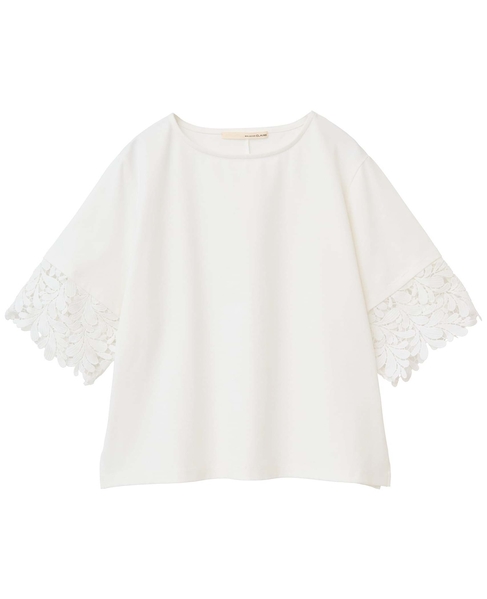 【ケミカルレース切替スリーブプルオーバー】 詳細画像 オフホワイト 10