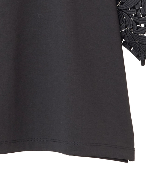 【ケミカルレース切替スリーブプルオーバー】 詳細画像 ブラック 13